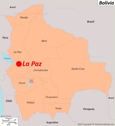 De La Paz Map .